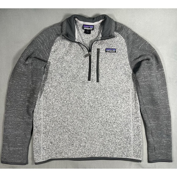 Patagonia Other - Patagonia Men's Better Sweater 1/4 Zip Fleece in Nickel w/Forge Grey color